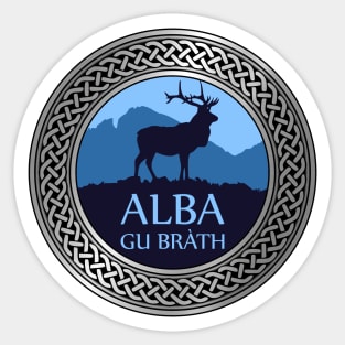 Alba Gu Brath Knot Sticker